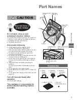 Предварительный просмотр 3 страницы Panasonic NA-F100A1 Operating & Installation Instructions Manual