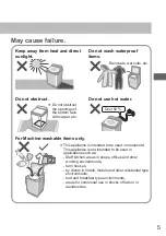 Preview for 5 page of Panasonic NA-F100A9 Operating & Installation Instructions Manual