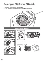 Preview for 12 page of Panasonic NA-F100A9 Operating & Installation Instructions Manual