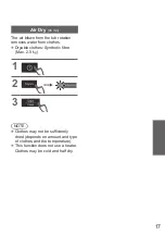 Preview for 17 page of Panasonic NA-F100A9 Operating & Installation Instructions Manual