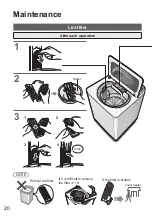 Preview for 20 page of Panasonic NA-F100A9 Operating & Installation Instructions Manual