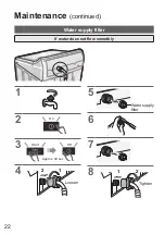 Preview for 22 page of Panasonic NA-F100A9 Operating & Installation Instructions Manual