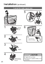 Preview for 26 page of Panasonic NA-F100A9 Operating & Installation Instructions Manual