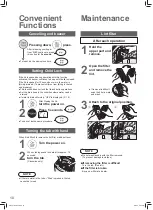 Preview for 10 page of Panasonic NA-F100B3 Operating Instructions & Installation Instructions