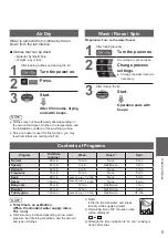 Preview for 9 page of Panasonic NA-F100X1 Operating Instructions Manual