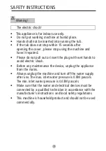 Preview for 6 page of Panasonic NA-F10MB1 Operating Instructions Manual