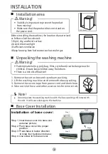 Preview for 11 page of Panasonic NA-F10MB1 Operating Instructions Manual