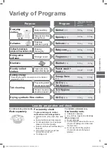 Preview for 5 page of Panasonic NA-F115A1 Operating & Installation Instructions Manual