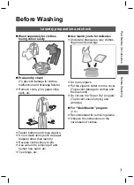 Предварительный просмотр 7 страницы Panasonic NA-F115A5 Operating & Installation Instructions Manual