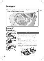 Предварительный просмотр 12 страницы Panasonic NA-F115A5 Operating & Installation Instructions Manual