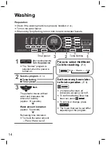 Предварительный просмотр 14 страницы Panasonic NA-F115A5 Operating & Installation Instructions Manual