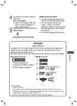 Предварительный просмотр 15 страницы Panasonic NA-F115A5 Operating & Installation Instructions Manual