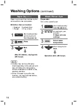 Предварительный просмотр 18 страницы Panasonic NA-F115A5 Operating & Installation Instructions Manual