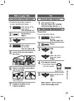 Предварительный просмотр 23 страницы Panasonic NA-F115A5 Operating & Installation Instructions Manual