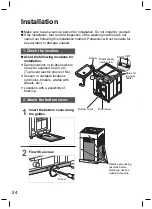 Предварительный просмотр 24 страницы Panasonic NA-F115A5 Operating & Installation Instructions Manual