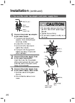 Предварительный просмотр 26 страницы Panasonic NA-F115A5 Operating & Installation Instructions Manual