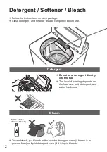 Предварительный просмотр 12 страницы Panasonic NA-F12AR1 Operating & Installation Instructions Manual