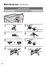 Предварительный просмотр 22 страницы Panasonic NA-F12AR1 Operating & Installation Instructions Manual