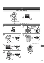 Предварительный просмотр 23 страницы Panasonic NA-F12AR1 Operating & Installation Instructions Manual