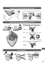 Предварительный просмотр 27 страницы Panasonic NA-F12AR1 Operating & Installation Instructions Manual