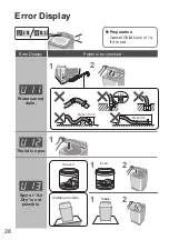 Предварительный просмотр 28 страницы Panasonic NA-F12AR1 Operating & Installation Instructions Manual