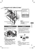 Preview for 13 page of Panasonic NA-F130A5 Operating & Installation Instructions Manual