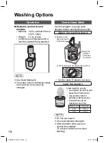 Preview for 16 page of Panasonic NA-F130A5 Operating & Installation Instructions Manual