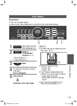 Preview for 17 page of Panasonic NA-F130A5 Operating & Installation Instructions Manual