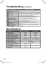 Preview for 30 page of Panasonic NA-F130A5 Operating & Installation Instructions Manual