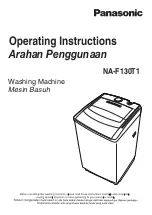 Preview for 1 page of Panasonic NA-F130T1 Operating Instructions Manual