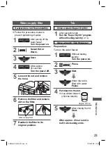 Preview for 23 page of Panasonic NA-F135A5WSA Operating & Installation Instructions Manual