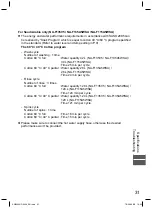 Preview for 31 page of Panasonic NA-F135A5WSA Operating & Installation Instructions Manual