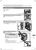 Предварительный просмотр 13 страницы Panasonic NA-F135X1 Operating & Installation Instructions Manual