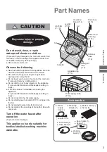 Preview for 3 page of Panasonic NA-F150A3 Operating & Installation Instructions Manual