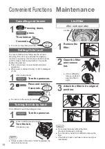 Preview for 10 page of Panasonic NA-F150A3 Operating & Installation Instructions Manual