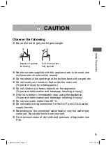 Предварительный просмотр 5 страницы Panasonic NA-F150A5WSA Operating & Installation Instructions Manual