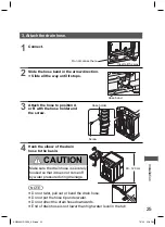 Предварительный просмотр 25 страницы Panasonic NA-F150A5WSA Operating & Installation Instructions Manual