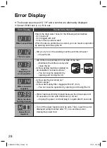 Предварительный просмотр 28 страницы Panasonic NA-F150A5WSA Operating & Installation Instructions Manual