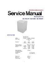 Panasonic NA-F42J2T Service Manual preview