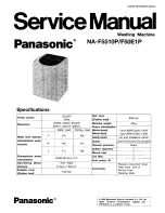 Preview for 1 page of Panasonic NA-F5510P Service Manual