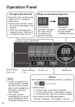 Preview for 8 page of Panasonic NA-F60G6 Operating & Installation Instructions Manual