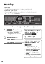 Preview for 14 page of Panasonic NA-F60G6 Operating & Installation Instructions Manual