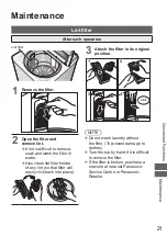 Preview for 21 page of Panasonic NA-F60G6 Operating & Installation Instructions Manual