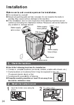 Preview for 24 page of Panasonic NA-F60G6 Operating & Installation Instructions Manual