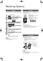 Preview for 8 page of Panasonic NA-F62A7 Operating & Installation Instructions Manual