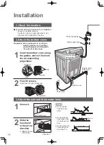 Preview for 12 page of Panasonic NA-F62A7 Operating & Installation Instructions Manual