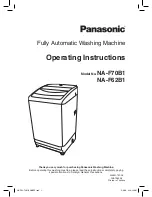 Preview for 1 page of Panasonic NA-F62B1 Operating Instructions Manual