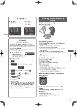 Preview for 5 page of Panasonic NA-F62G7 Operating & Installation Instructions Manual