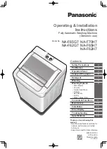 Предварительный просмотр 1 страницы Panasonic NA-F65G7 Operating & Installation Instructions Manual