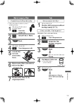 Предварительный просмотр 13 страницы Panasonic NA-F65G7 Operating & Installation Instructions Manual